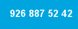 926 887 52 42 926 887 52 42
